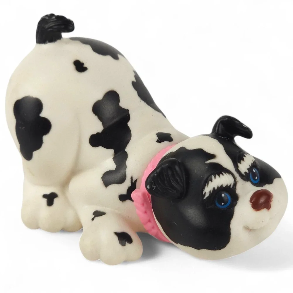 Vintage 1993 Hasbro Puppy Surprise Funtime Dalmatian Dog Figure Vinyl Toy Rare